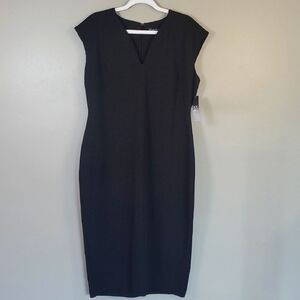 NWT New York & Company Black Sheath Dress. Size Xlarge
